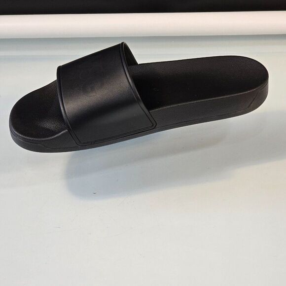 WSG Logo What's good? Slider Slides Black Rubber EU Size 45 - Picture 5 of 7